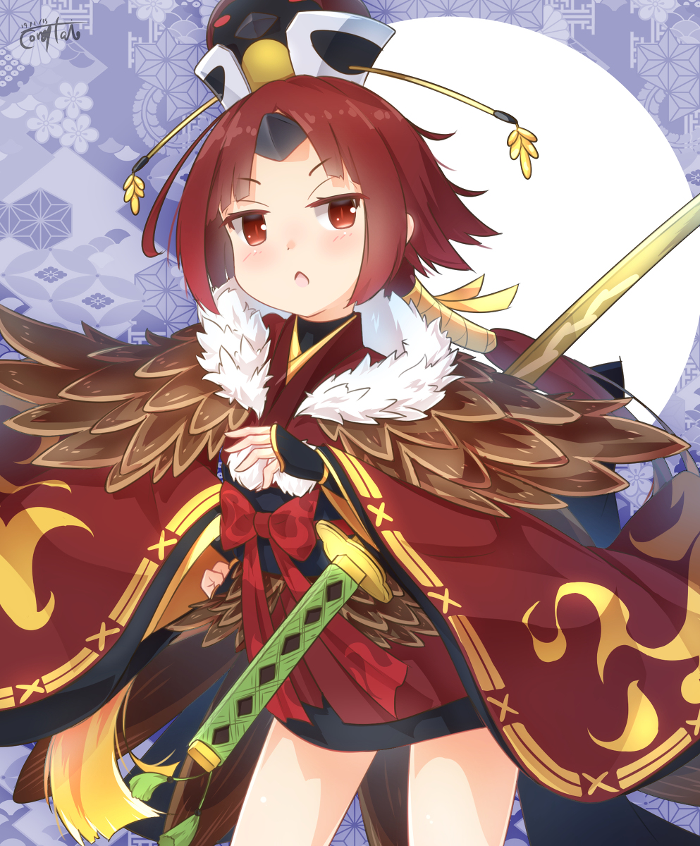 This is a pixiv picture whose title is 紅閻魔ちゃん.