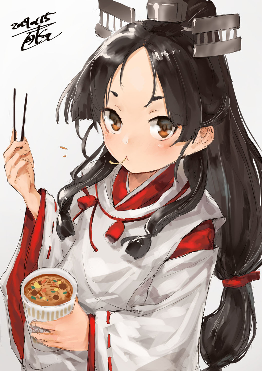 This is a pixiv picture whose title is 日進.