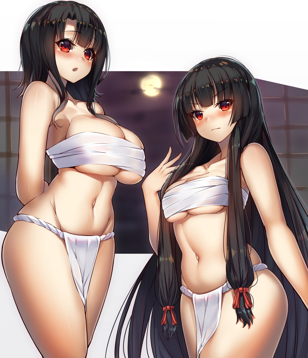 This is a pixiv picture whose title is 高雄&磯風さん！.