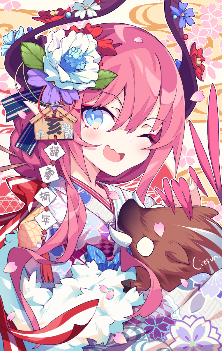 This is a pixiv picture whose title is NewYear.