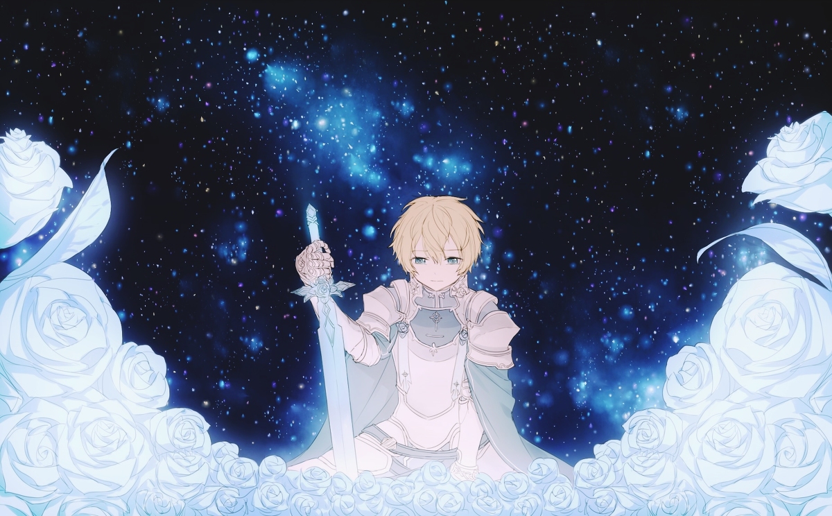 This is a pixiv picture whose title is 「forget-me-not」.