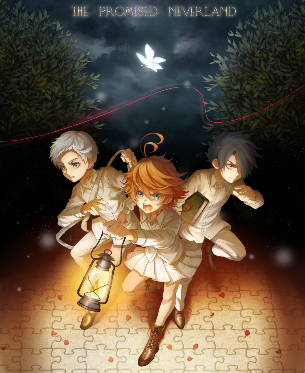 This is a pixiv picture whose title is escape.