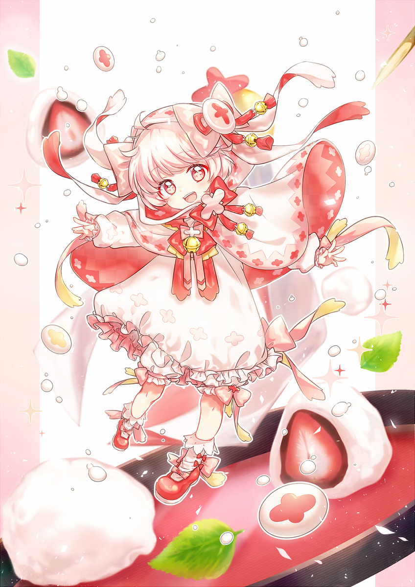 This is a pixiv picture whose title is いちご大福.