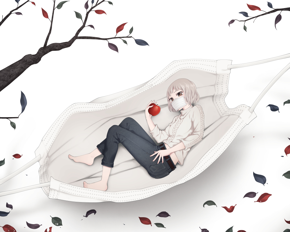 This is a pixiv picture whose title is Mask me!.