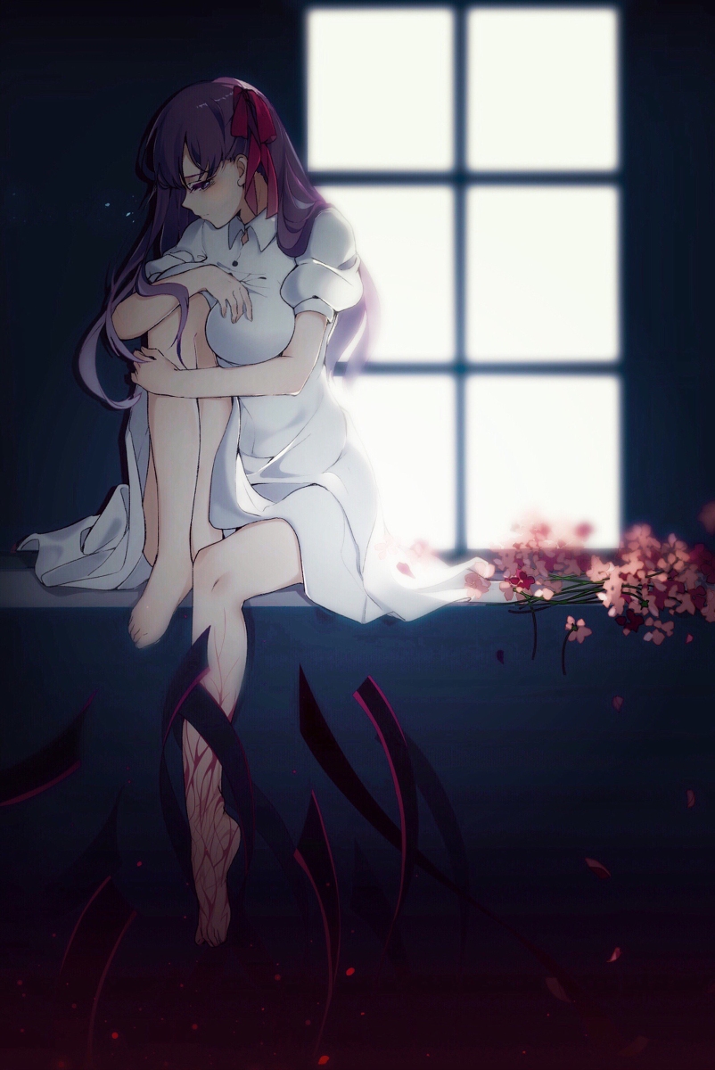 This is a pixiv picture whose title is Heaven's  Feel.