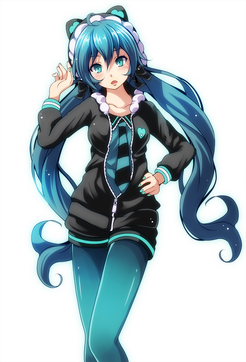 This is a pixiv picture whose title is 【初音ミク】 ぐりーんぽんぽこ.