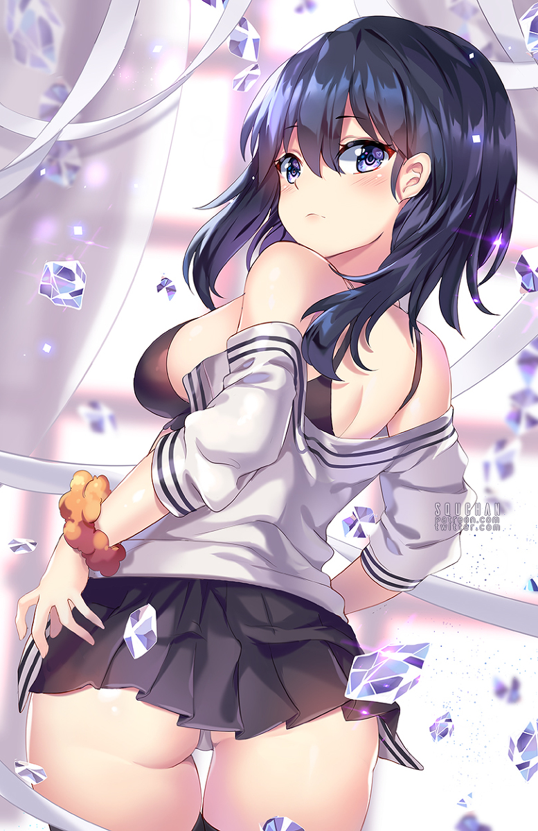 This is a pixiv picture whose title is 宝多六花.