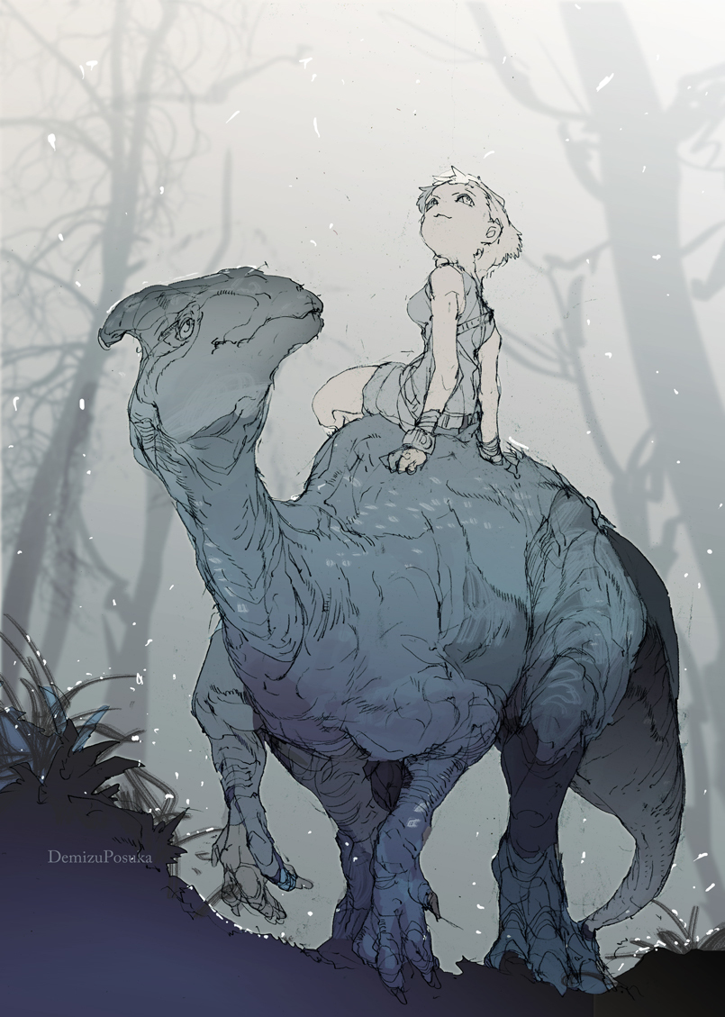 This is a pixiv picture whose title is 明日！.
