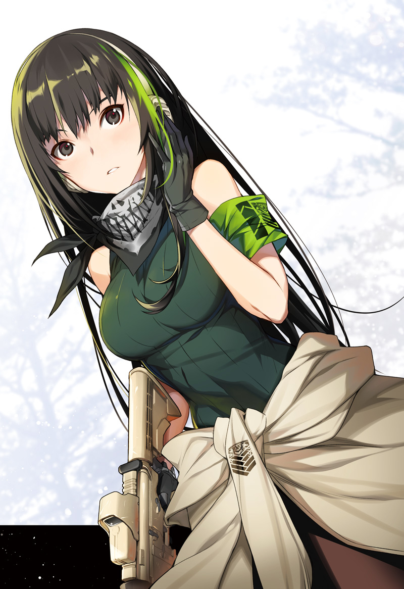 This is a pixiv picture whose title is M4A1.