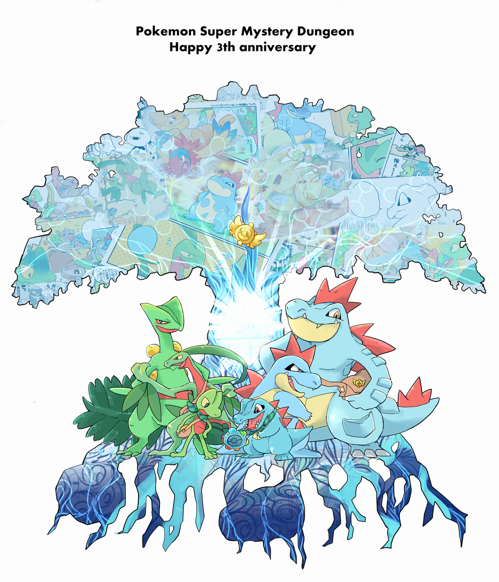 This is a pixiv picture whose title is 3周年＆新年.