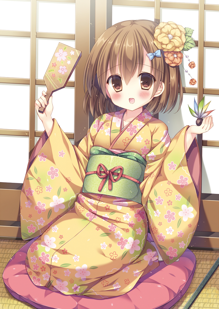 This is a pixiv picture whose title is お正月りくちゃん.