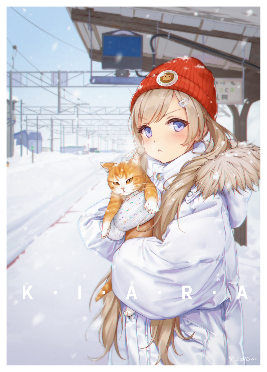 This is a pixiv picture whose title is Kiara 冬.