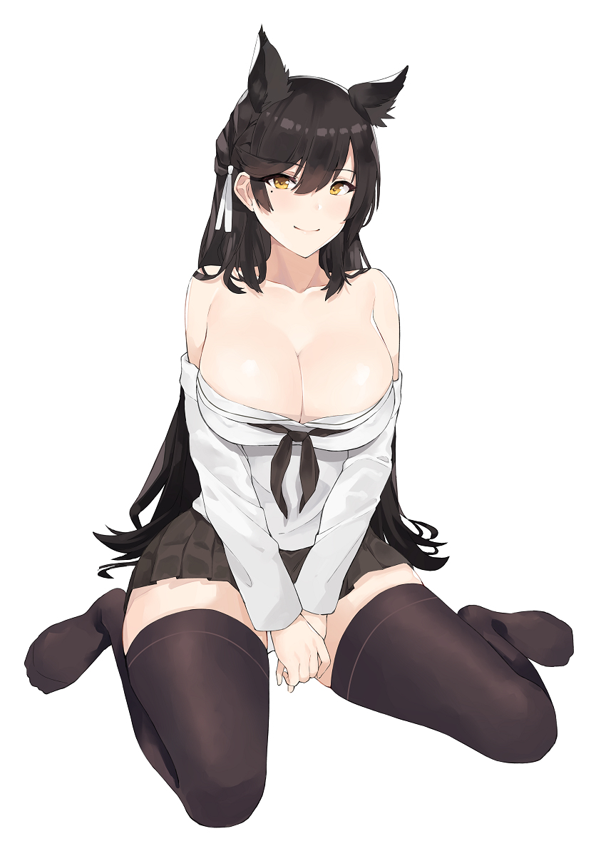 This is a pixiv picture whose title is Atago.