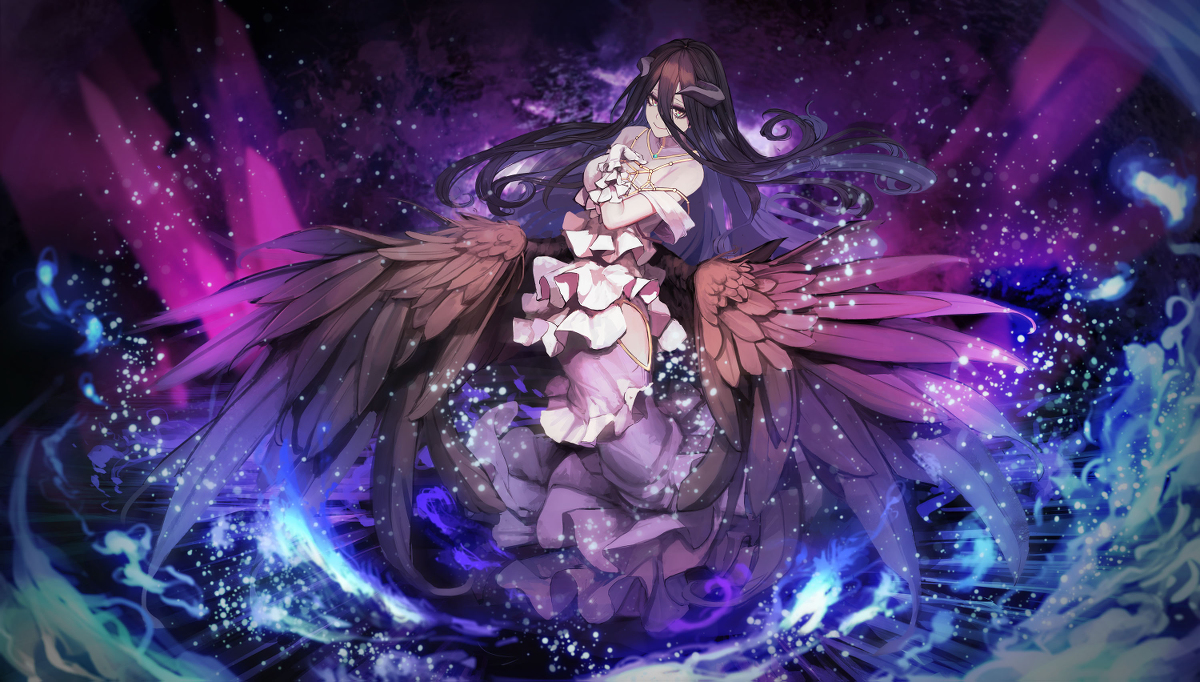 This is a pixiv picture whose title is albedo.