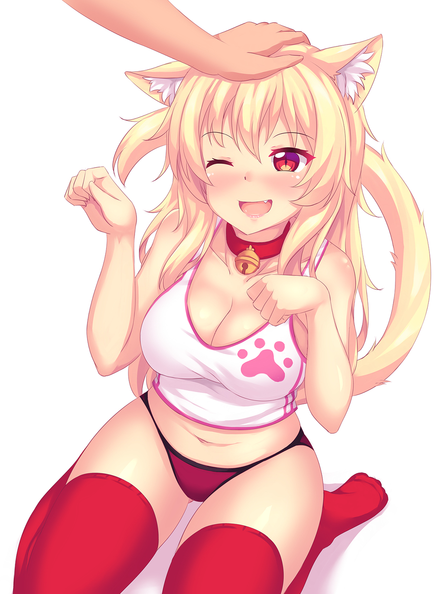 This is a pixiv picture whose title is Tiffy luvs headpats~~.
