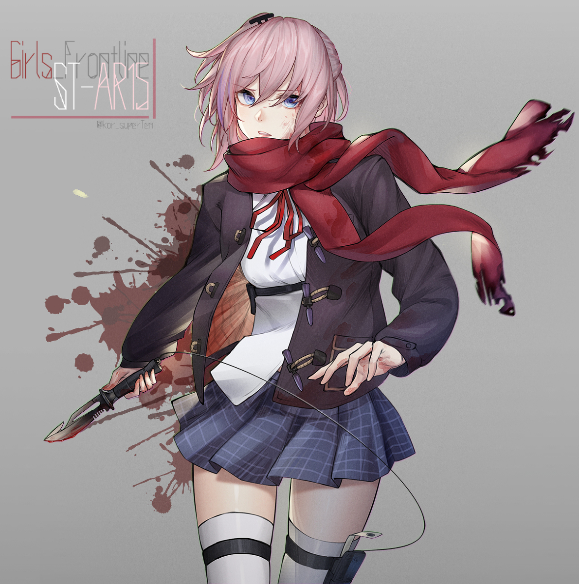 This is a pixiv picture whose title is AR-15.