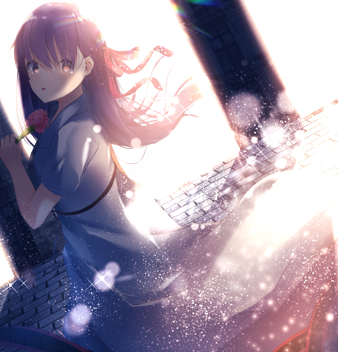 This is a pixiv picture whose title is HF桜.