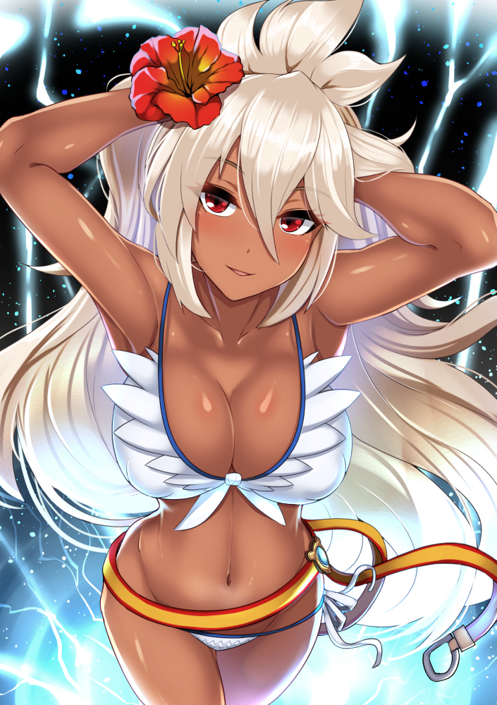 This is a pixiv picture whose title is 闇古戦場の女王.