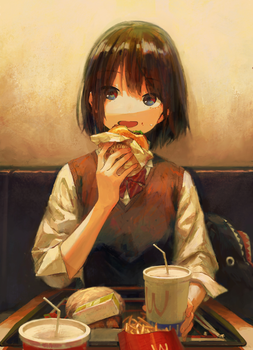 This is a pixiv picture whose title is 何か言った？.