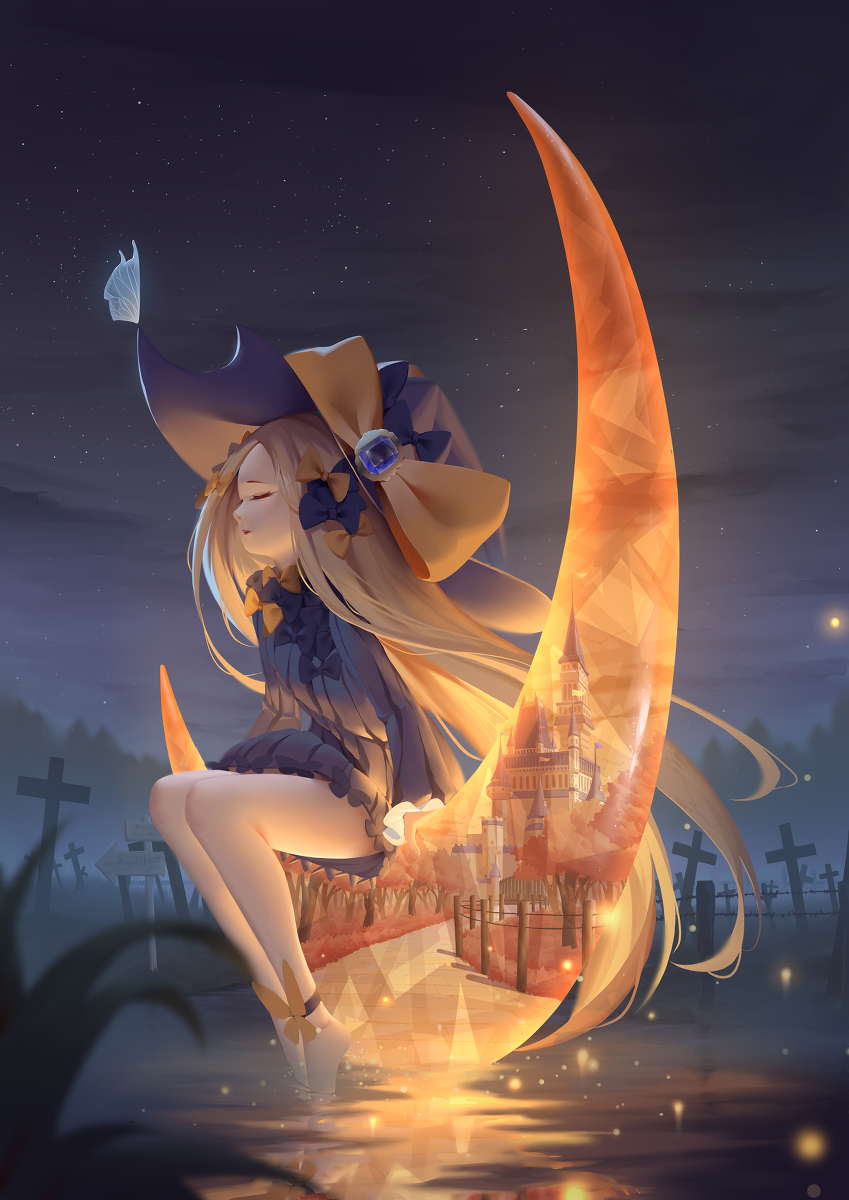 This is a pixiv picture whose title is 夜的彼方.
