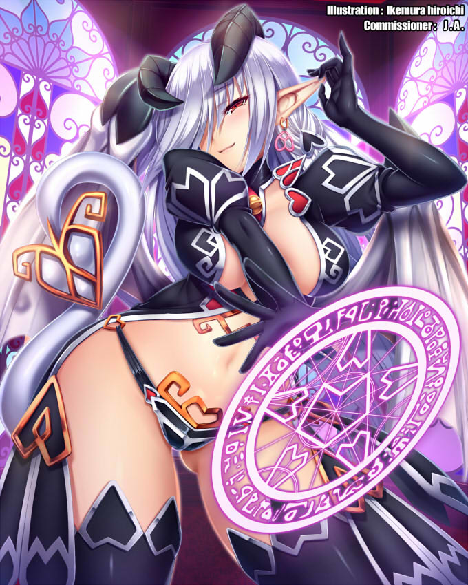 This is a pixiv picture whose title is Lilim(Monster Girl Enyclopedya).