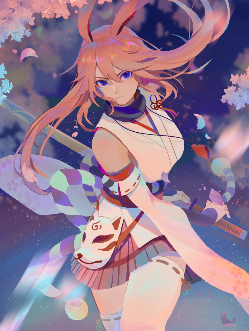 This is a pixiv picture whose title is sakura.