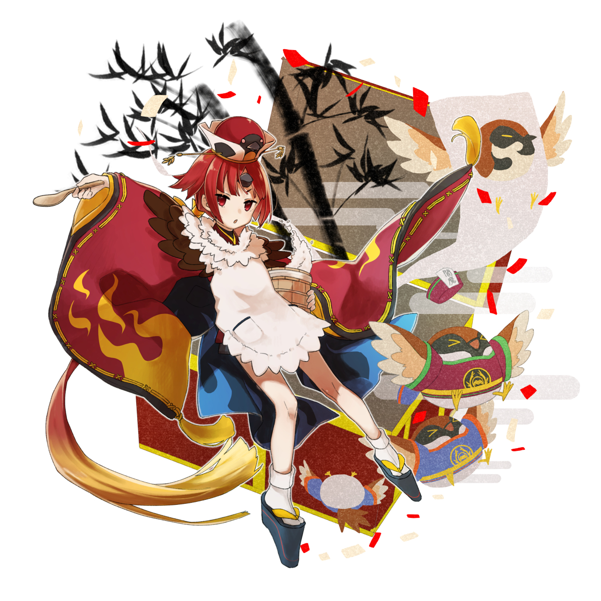 This is a pixiv picture whose title is 紅閻魔.