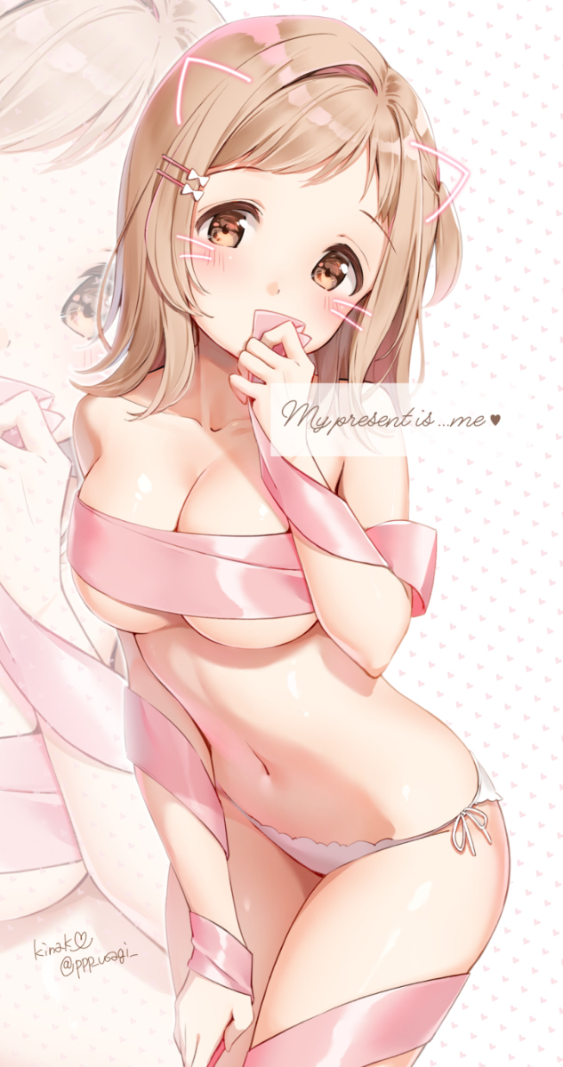 This is a pixiv picture whose title is 🎀.