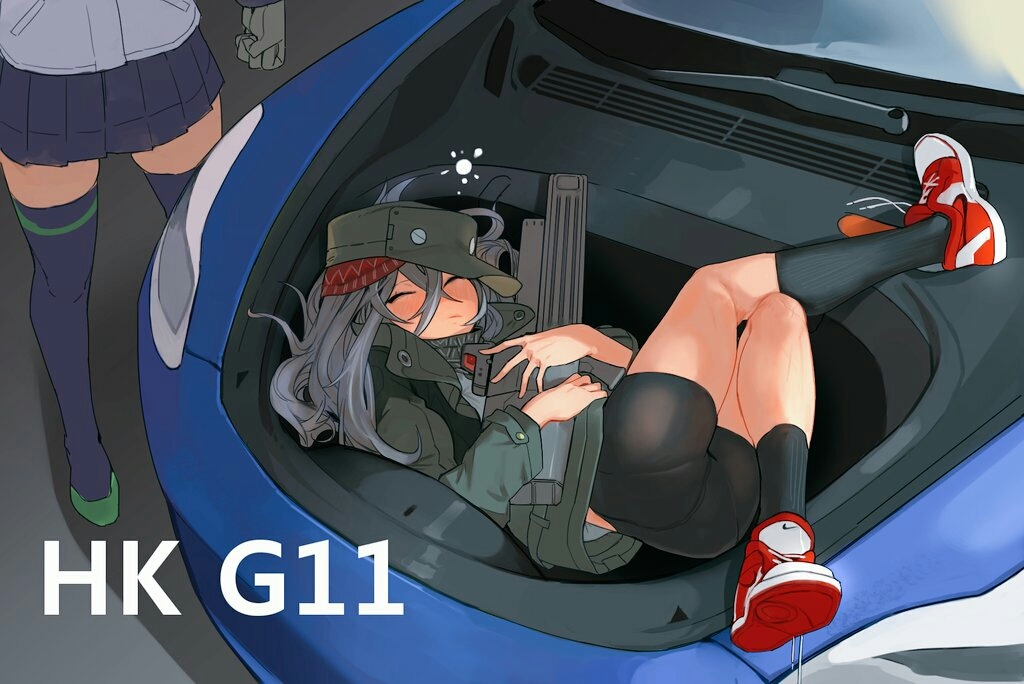 This is a pixiv picture whose title is Tesla × HK G11.