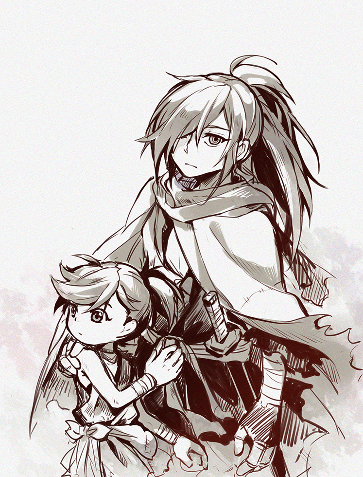 This is a pixiv picture whose title is どろろらくがき.