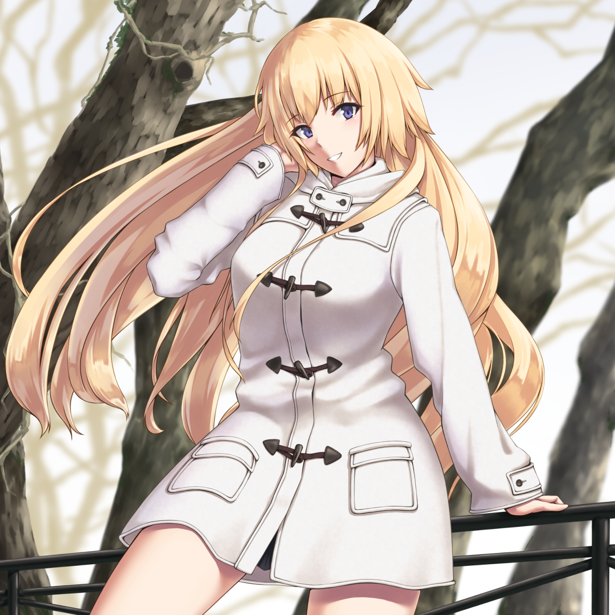 This is a pixiv picture whose title is ジャンヌさん（ダッフルコート）.