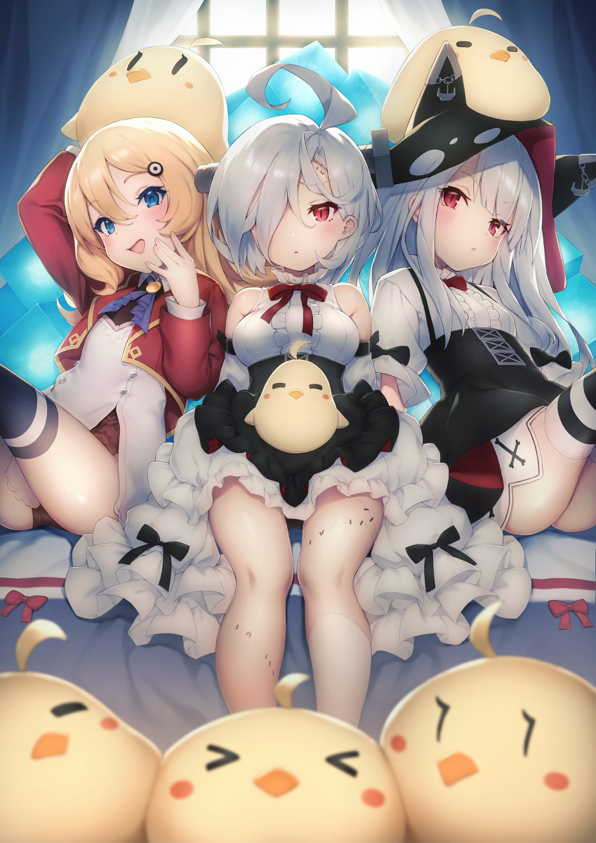 This is a pixiv picture whose title is 夜の女子会.