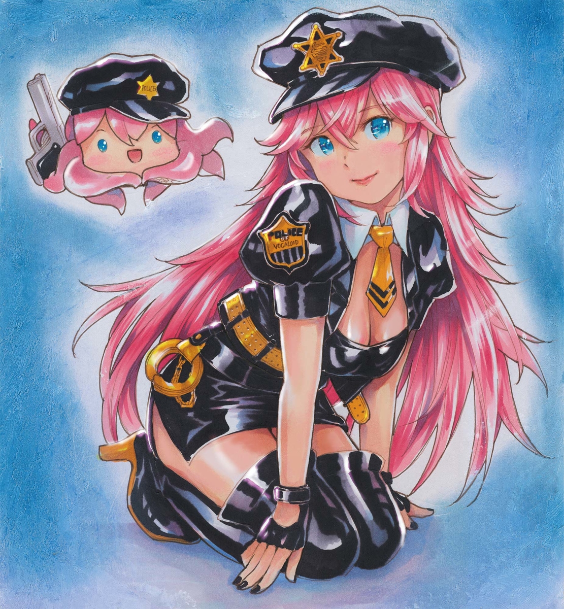 This is a pixiv picture whose title is ルカルカポリス.