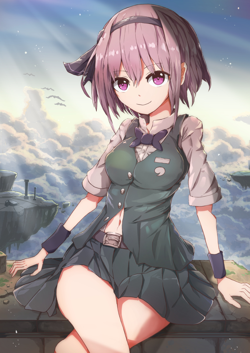 This is a pixiv picture whose title is 雲海妖夢.