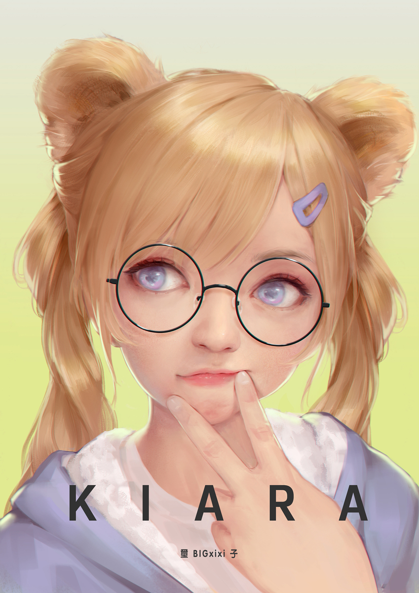 This is a pixiv picture whose title is Kiara 塗.