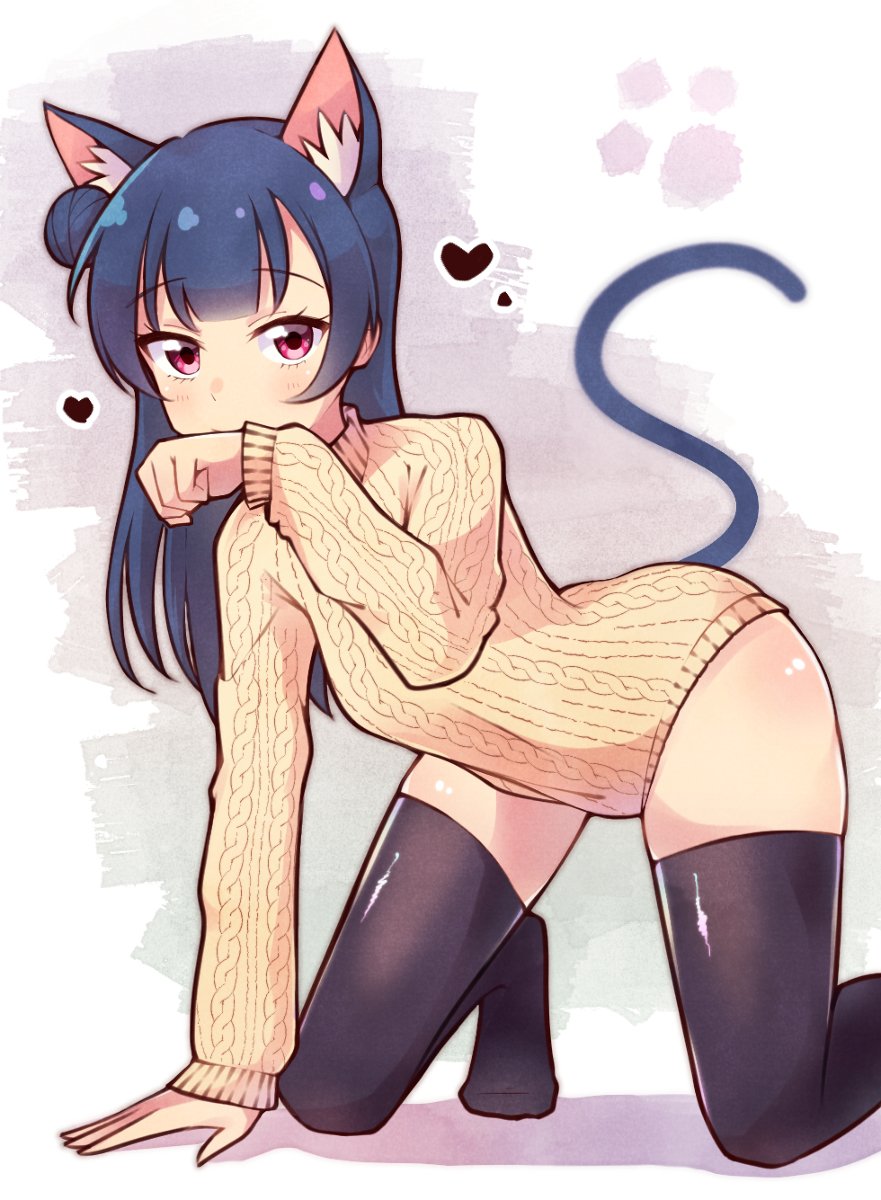 This is a pixiv picture whose title is ニット水着.