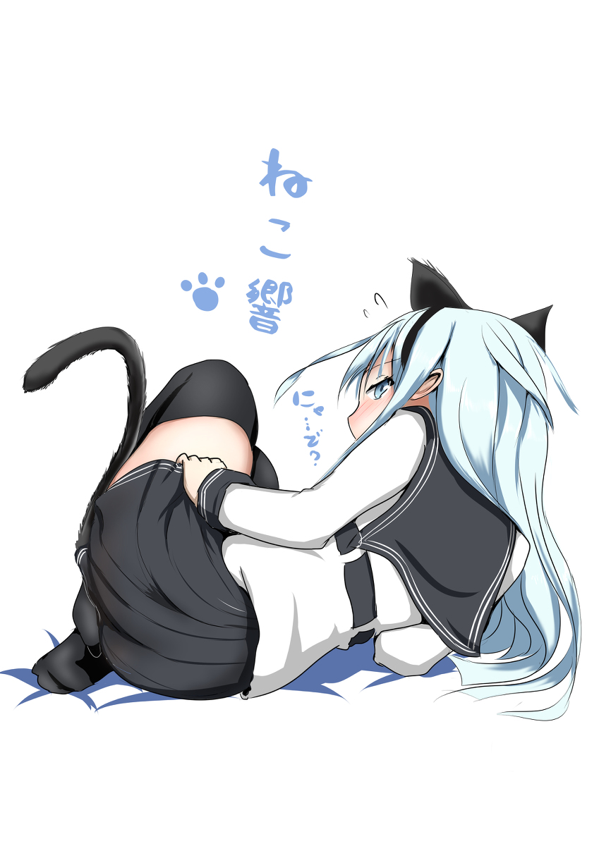 This is a pixiv picture whose title is ネコ響.