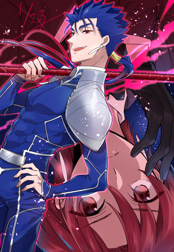 This is a pixiv picture whose title is 兄貴召喚日2019.