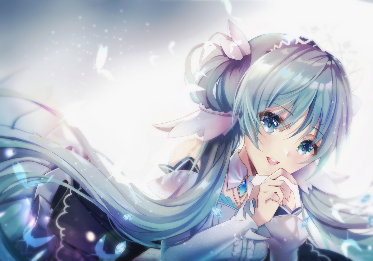 This is a pixiv picture whose title is 2019雪初音.