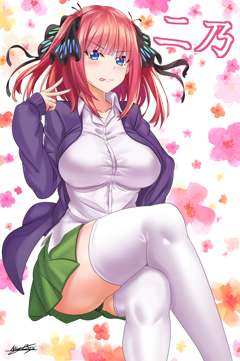 This is a pixiv picture whose title is 中野二乃.