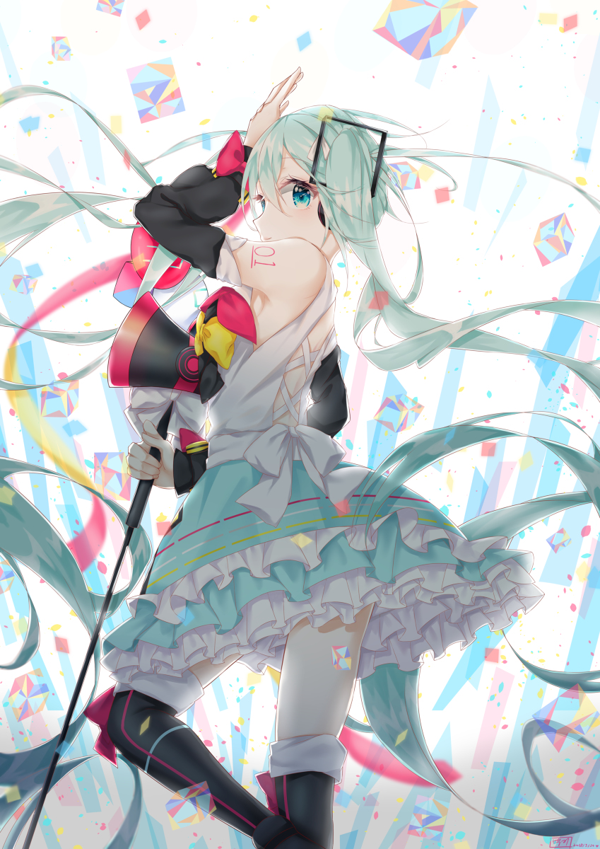 This is a pixiv picture whose title is Magical mirai 2018★.