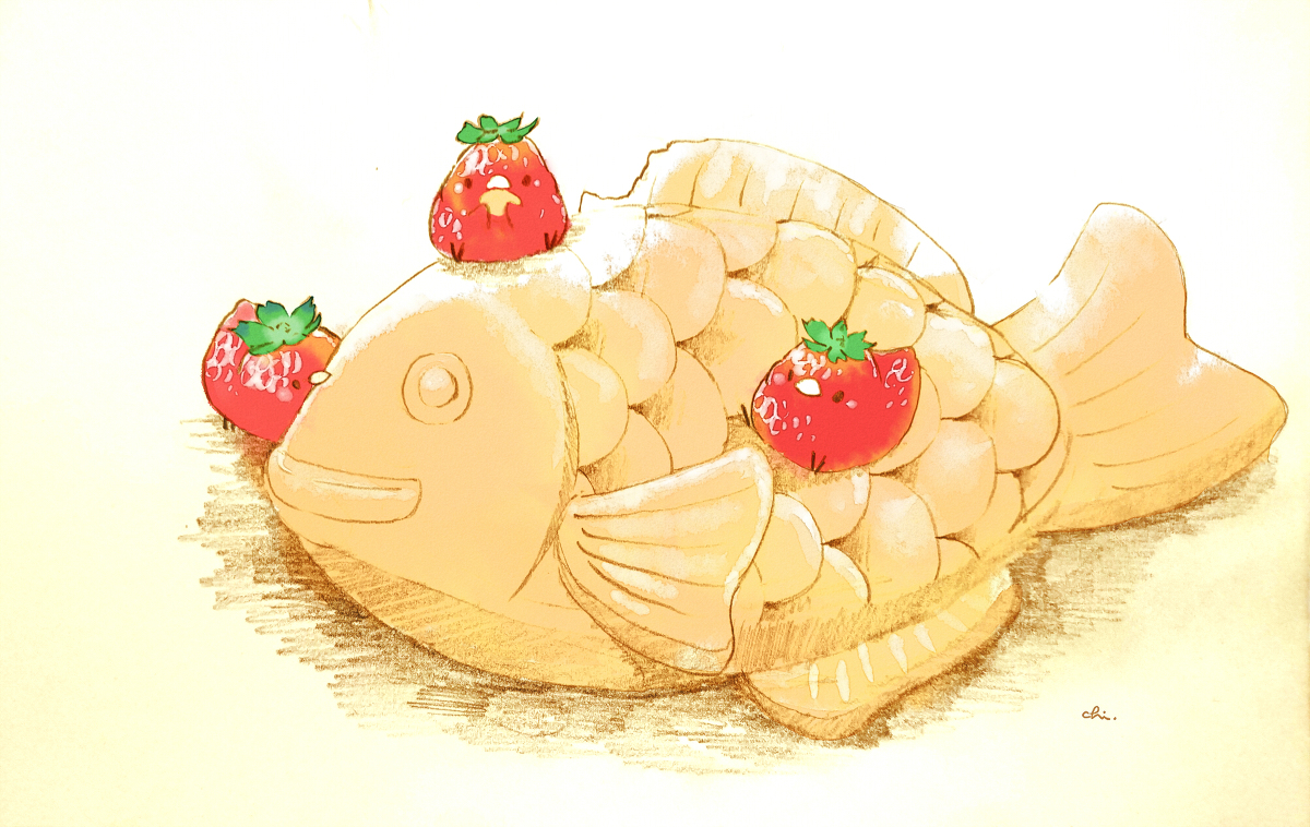 This is a pixiv picture whose title is たい焼きパーティー.