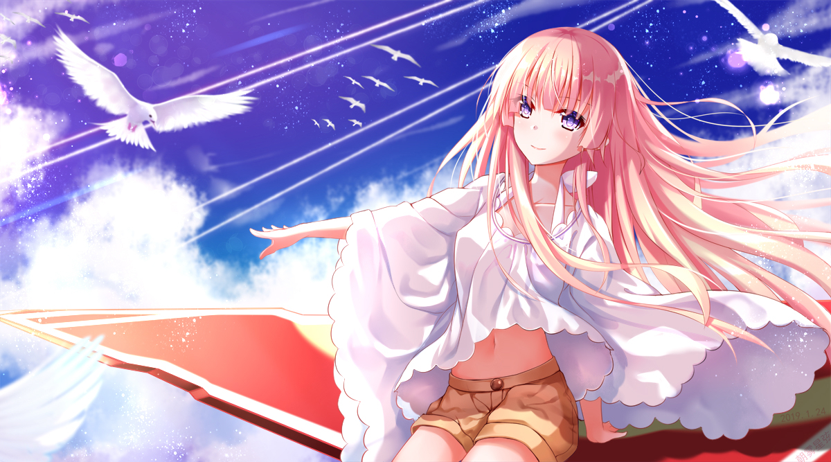 This is a pixiv picture whose title is 飞翔吧 战机少女.