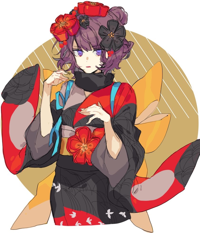 This is a pixiv picture whose title is 北斎.