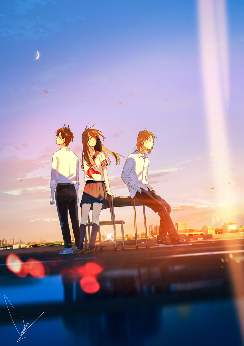 This is a pixiv picture whose title is 僕たちのカケラ.