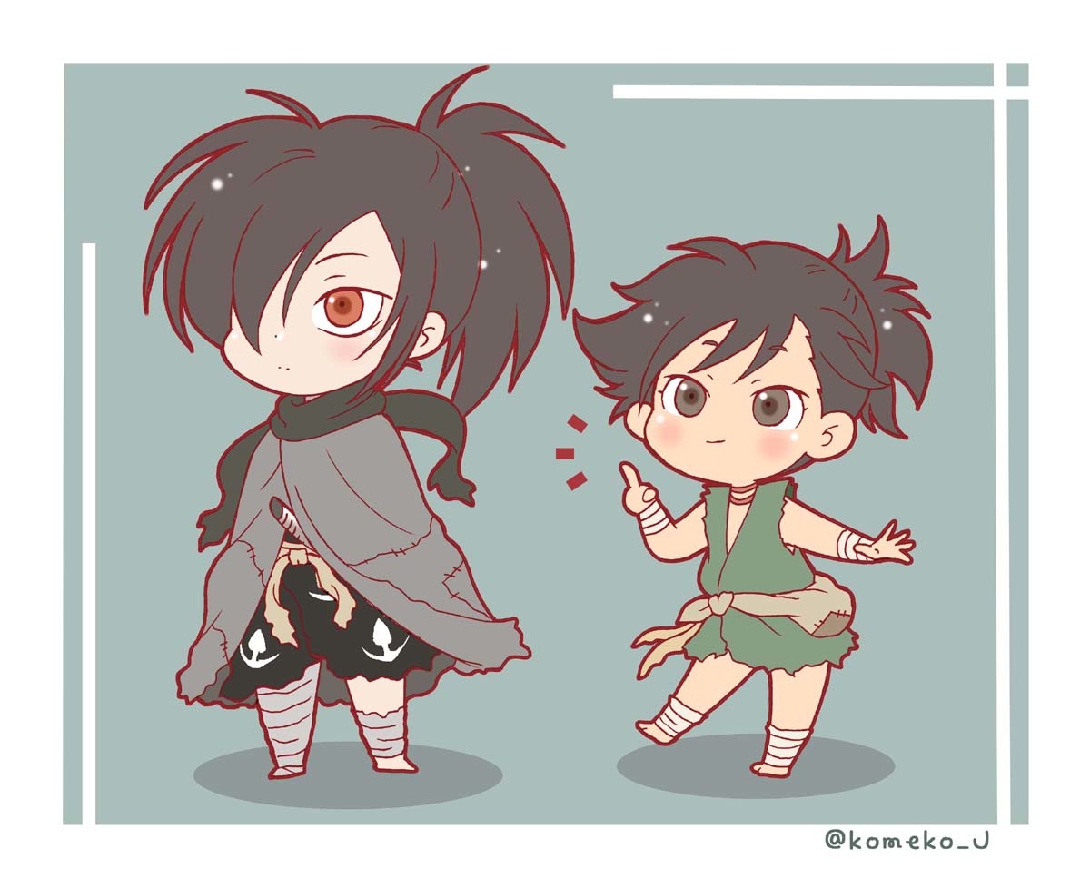This is a pixiv picture whose title is おいら、兄貴にずっとついてくぜ！.