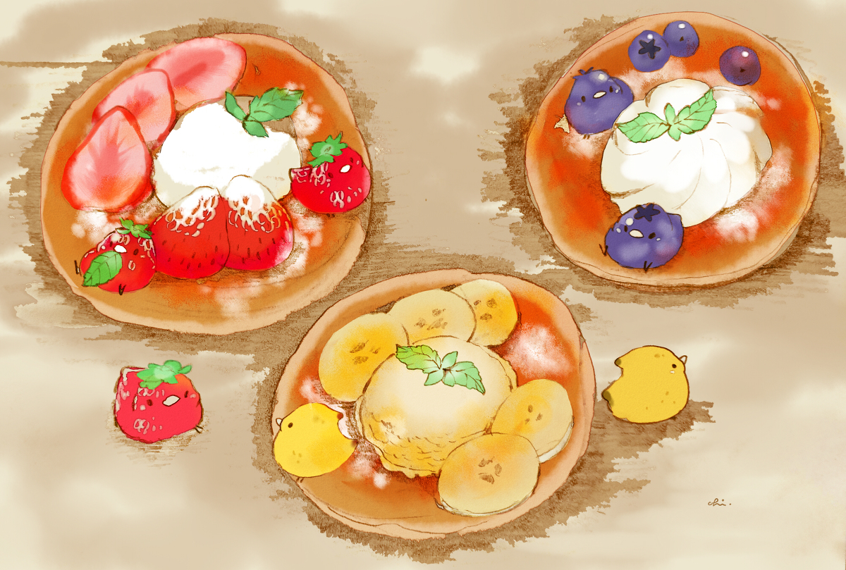 This is a pixiv picture whose title is ホットケーキ.