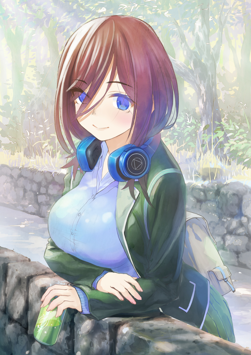 This is a pixiv picture whose title is 三玖さん.