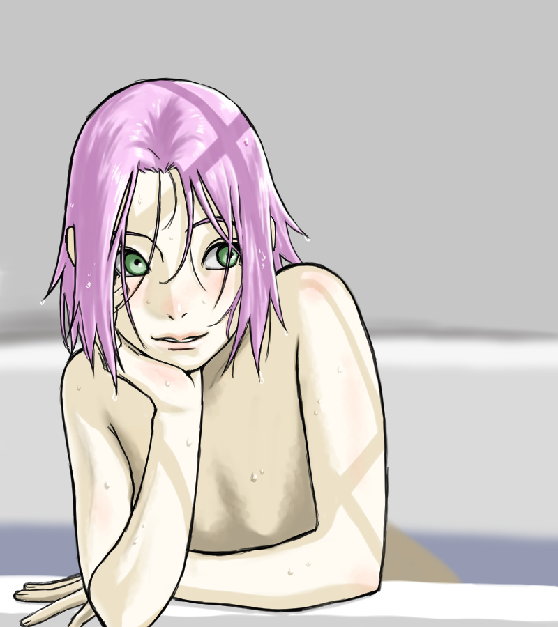 This is a pixiv picture whose title is 風呂サクラ.