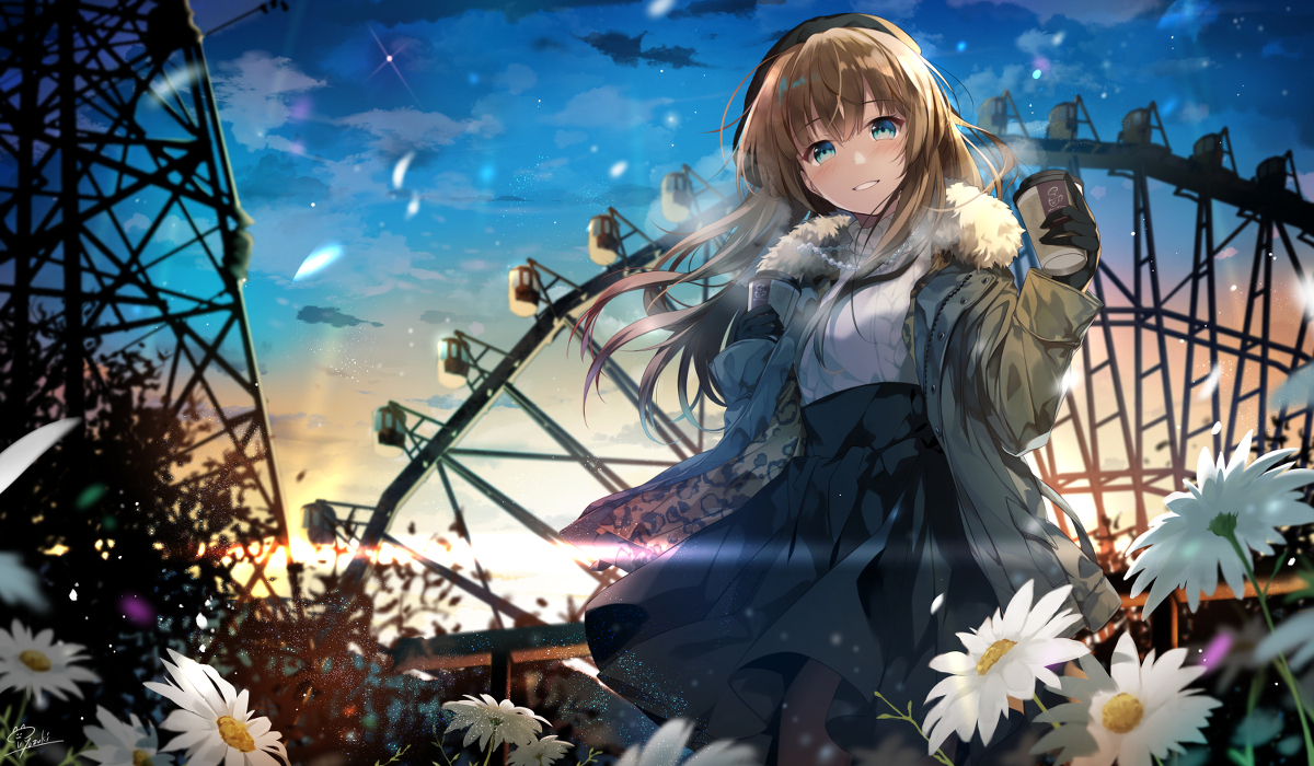 This is a pixiv picture whose title is 遠い思い出の色.